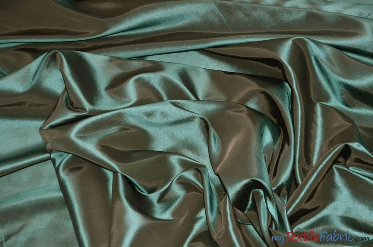 Taffeta Fabric | Two Tone Taffeta Fabric | Non Stretch Taffeta | 60" Wide | Multiple Solid Colors | Continuous Yards |