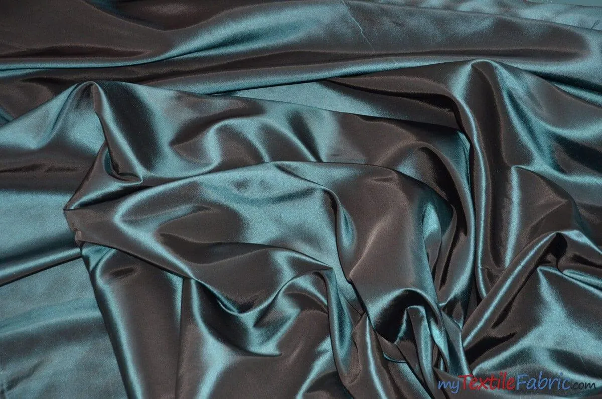 Taffeta Fabric | Two Tone Taffeta Fabric | Non Stretch Taffeta | 60" Wide | Multiple Solid Colors | Continuous Yards |