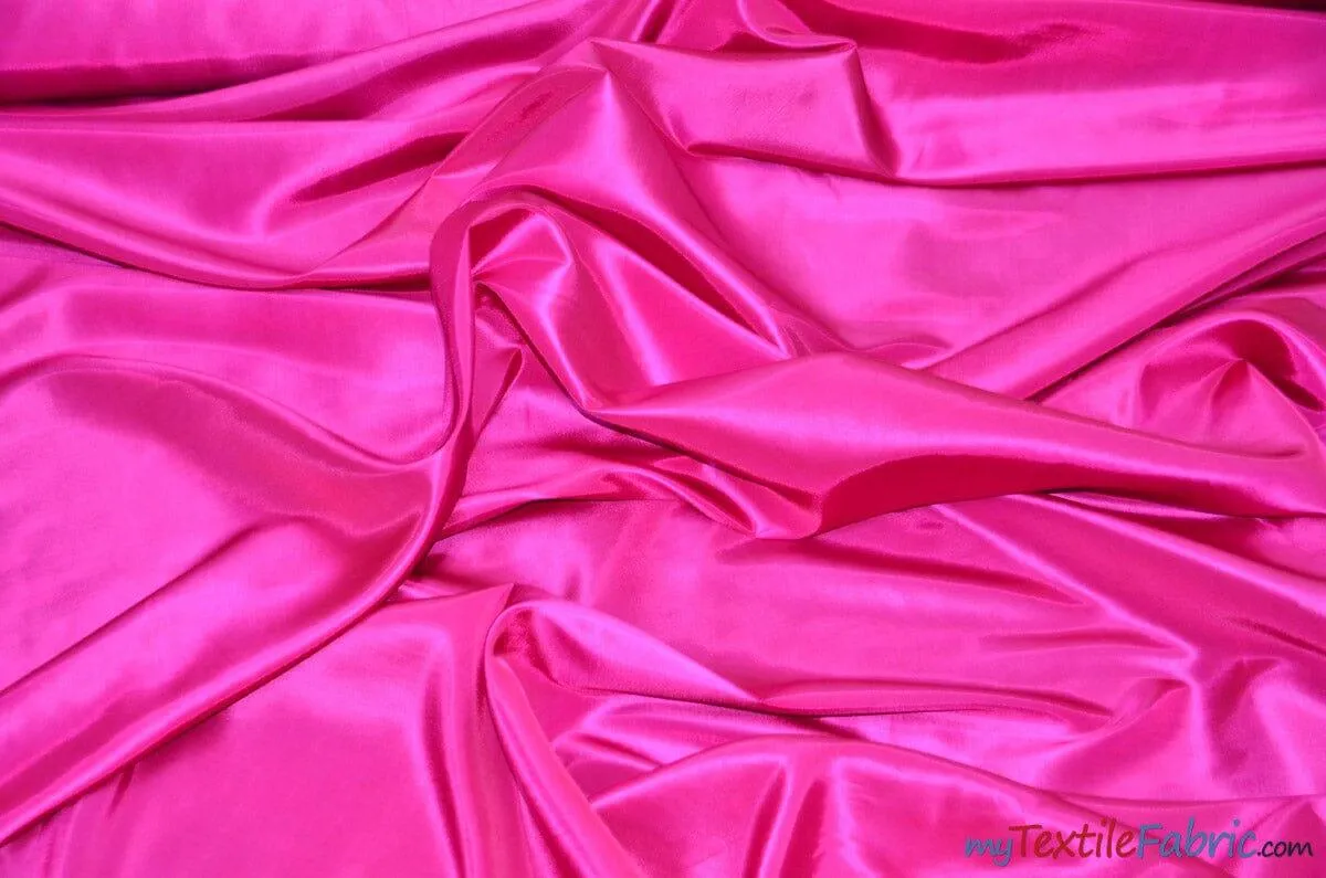 Taffeta Fabric | Two Tone Taffeta Fabric | Non Stretch Taffeta | 60" Wide | Multiple Solid Colors | Continuous Yards |