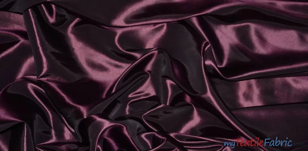 Taffeta Fabric | Two Tone Taffeta Fabric | Non Stretch Taffeta | 60" Wide | Multiple Solid Colors | Continuous Yards |