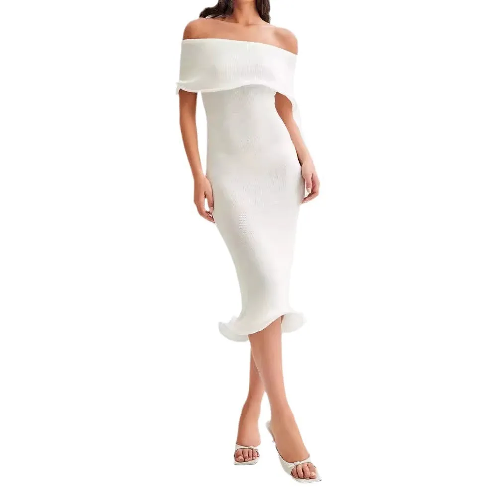 Women's Off shoulder Midi Dress